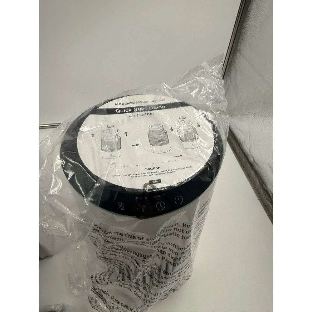 MORENTO Air Purifiers for Home, Air Purifier for Smoke Pet Dander Odors with ...